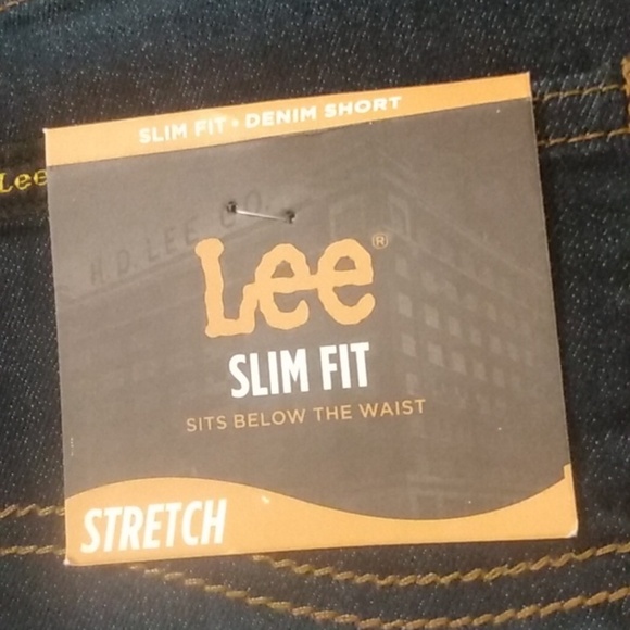 LEE BOY'S SLIM FIT COMFORT STRETCH DENIM SHORTS SIZE 16 NWT - Picture 5 of 10